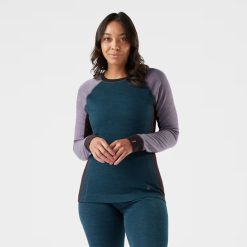 Women's Classic Thermal Merino Base Layer Colorblock Crew