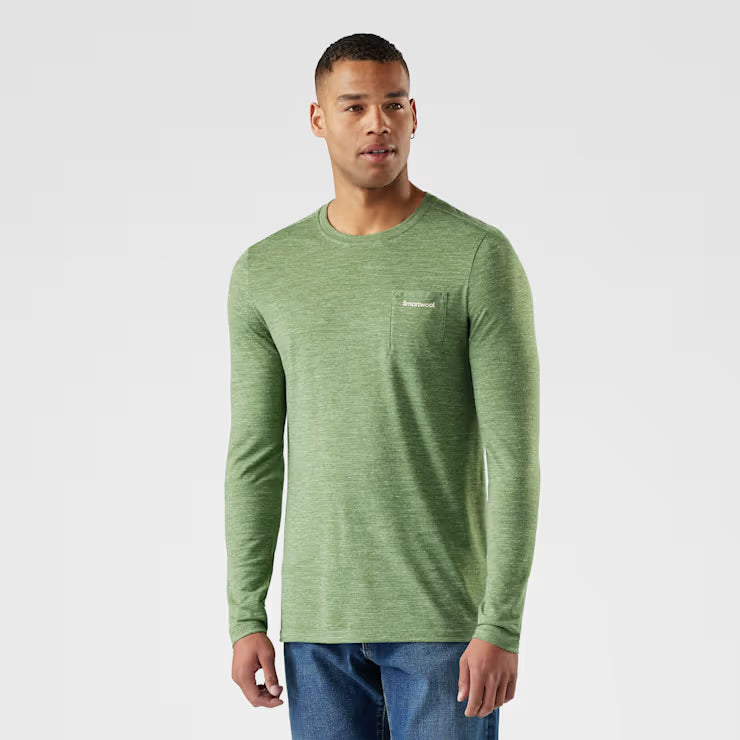 Men's Merino Hemp Blend Gear Up Long Sleeve Graphic Tee