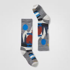 Kids' Ski Sleigh Bear Over The Calf Socks