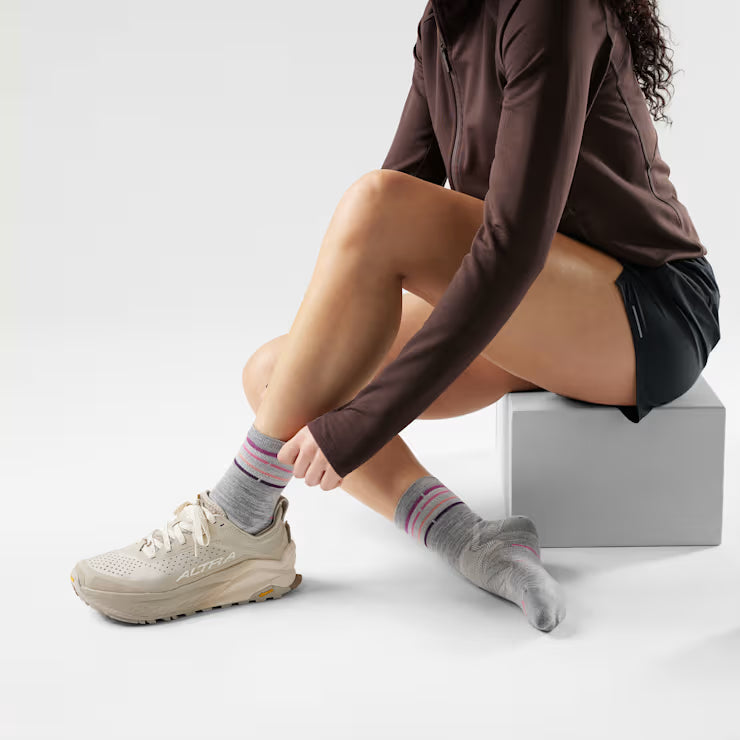 Women's Run Zero Cushion Mid Crew Socks - Image 2