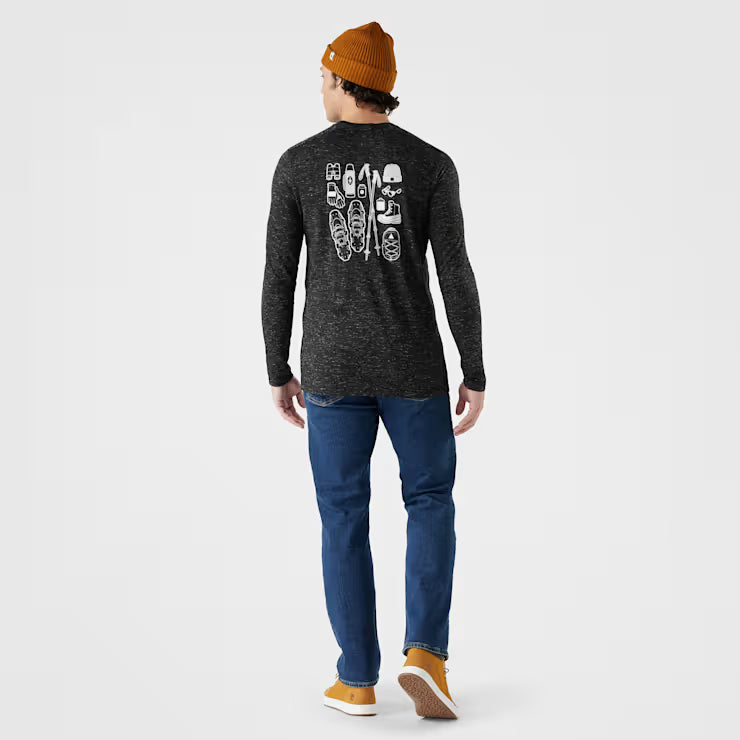 Men's Merino Hemp Blend Gear Up Long Sleeve Graphic Tee - Image 3