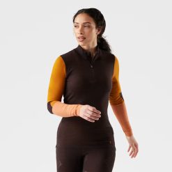 Women's Intraknit™ Thermal Merino Base Layer Colorblock 1/4 Zip