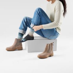 Alternative view of Women's Everyday Stitch Stripe Crew Socks
