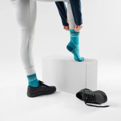 Alternative view of Women's Run Zero Cushion Mid Crew Socks