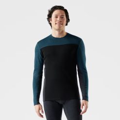 Men's Classic Thermal Merino Base Layer Colorblock Crew