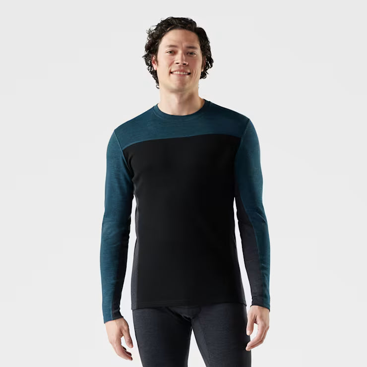 Men's Classic Thermal Merino Base Layer Colorblock Crew