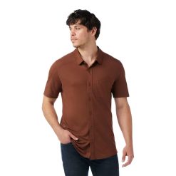Men's Short Sleeve Button Down