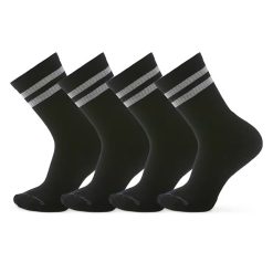 Everyday Athletic Striped Crew Socks 4-Pack