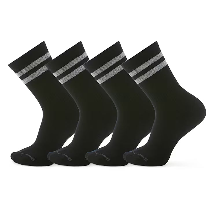 Everyday Athletic Striped Crew Socks 4-Pack