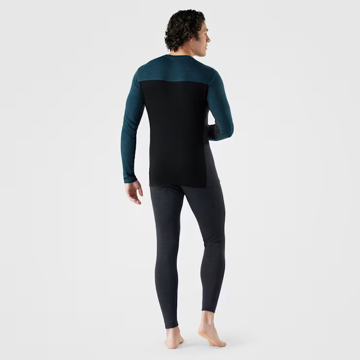 Men's Classic Thermal Merino Base Layer Colorblock Crew - Image 3