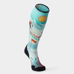 Alternative view of Women's Ski Snow Bunny Print Over The Calf Socks