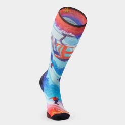 Alternative view of Ski Ski Day Print Over The Calf Socks