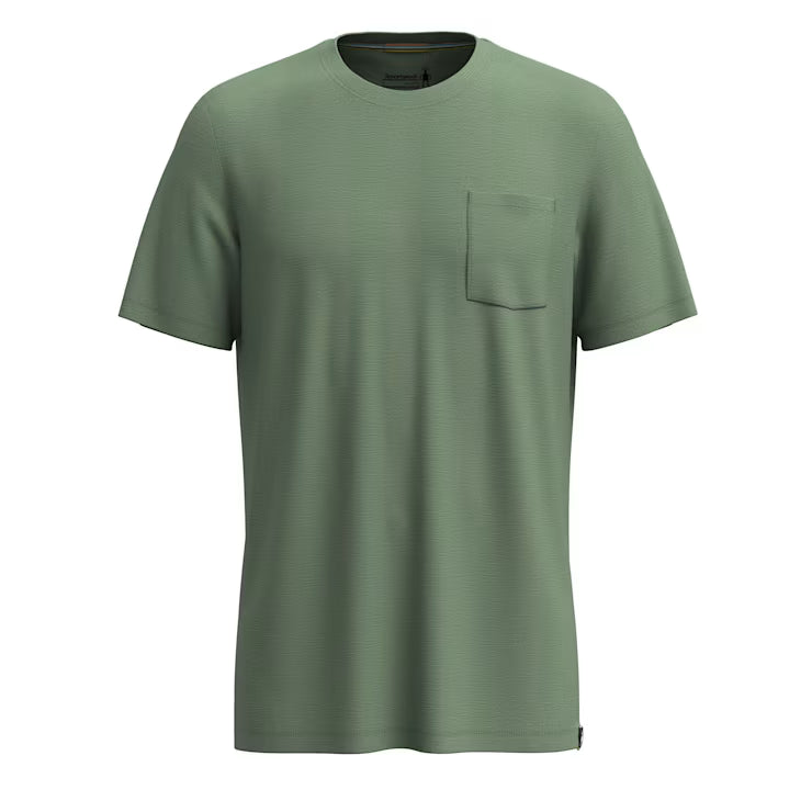 Men's Merino Hemp Blend Short Sleeve Pocket Tee - Image 3