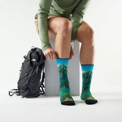 Alternative view of Women’s Hike Mountain Lake Print Crew Socks