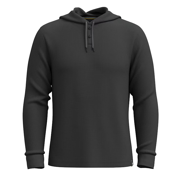 Men's Waffle Henley Hoodie - Image 3