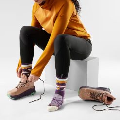 Alternative view of Women's Hike Mountain Moon Crew Socks