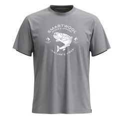 Alternative view of Trout Fishing Short Sleeve Graphic Tee
