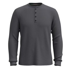 Alternative view of Men's Waffle Long Sleeve Henley