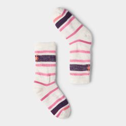 Kids' Hike Striped Crew Socks