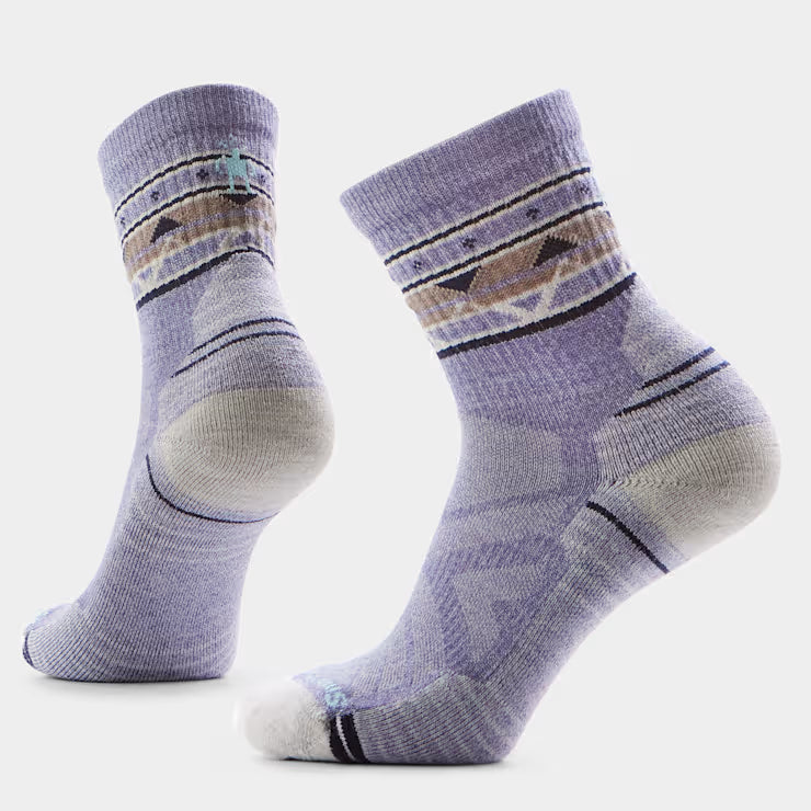 Women's Hike Zig Zag Valley Mid Crew Socks
