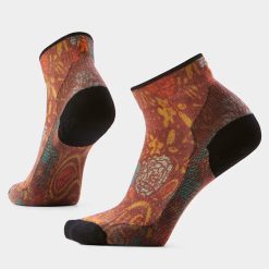 Women's Bike Paisley Print Ankle Socks