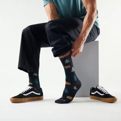 Alternative view of Everyday Through the Trees Crew Socks