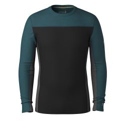 Alternative view of Men's Classic Thermal Merino Base Layer Colorblock Crew