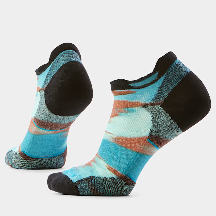 Women's Run Brushed Print Low Ankle Socks