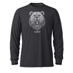 Alternative view of Geometric Bear Long Sleeve Graphic Tee