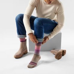 Alternative view of Women's Everyday Stitch Stripe Crew Socks