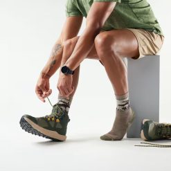 Alternative view of Hike Mountain Moose Crew Socks