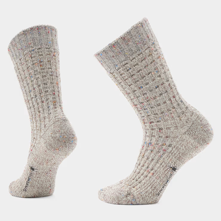 Women's Everyday Cozy Waffle Press Crew Socks