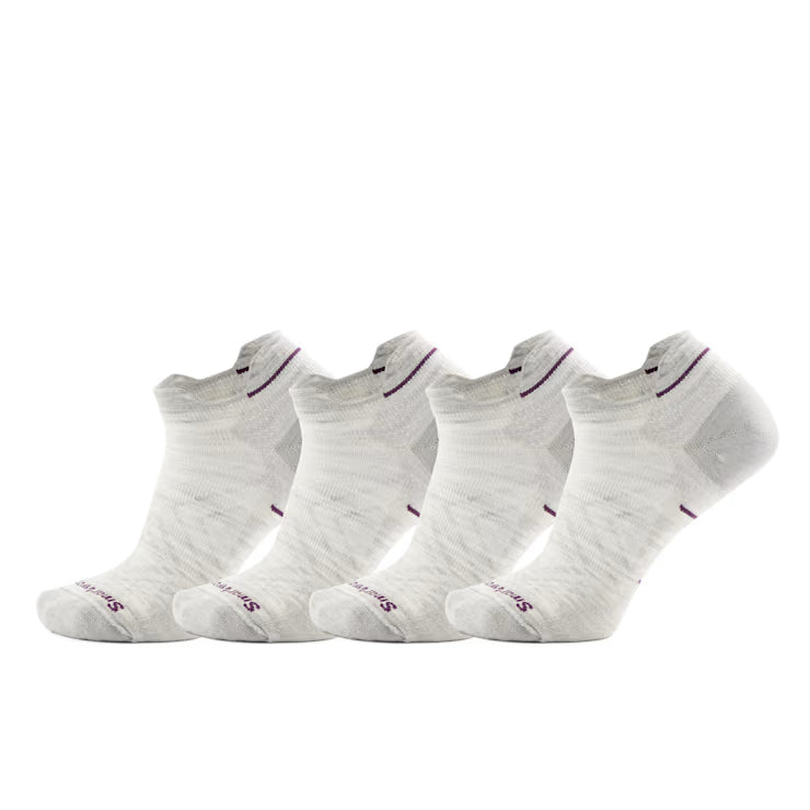Women's Run Low Ankle Socks 4-Pack