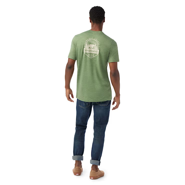 Bear Trail Merino Hemp Blend Short Sleeve Graphic Tee - Image 2