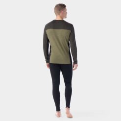 Alternative view of Men's Classic Thermal Merino Base Layer Colorblock Crew