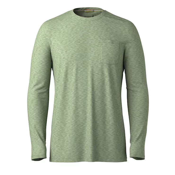 Men's Everyday Exploration Merino Long Sleeve Pocket Tee - Image 3