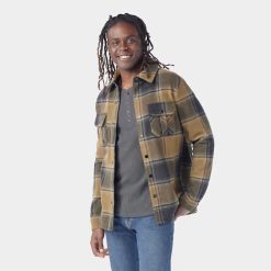Anchor Line Shirt Jacket