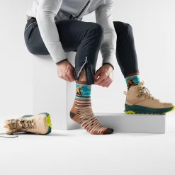 Alternative view of Hike Bear Stripe Mid Crew Socks