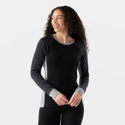 Women's Classic Thermal Merino Base Layer Colorblock Crew
