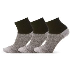 Everyday Cable Ankle Socks 3-Pack