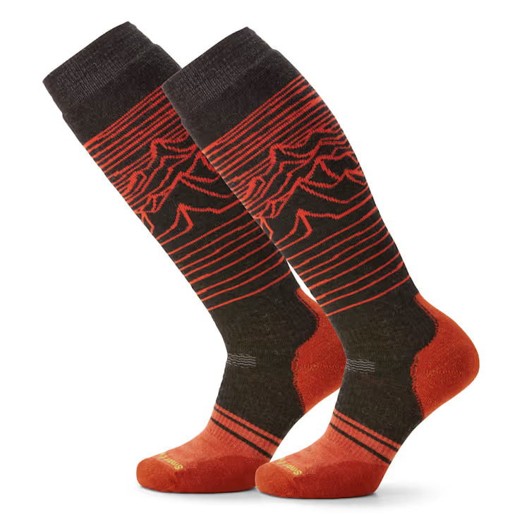 Snowboard Iguchi Pattern Over The Calf Socks 2-pack