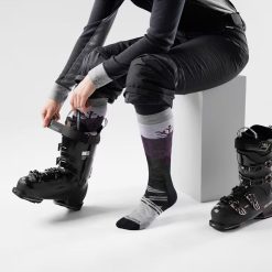 Alternative view of Women's Ski Snowpocalypse Pattern Over The Calf Socks