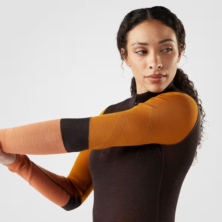 Women's Intraknit™ Thermal Merino Base Layer Colorblock 1/4 Zip - Image 3
