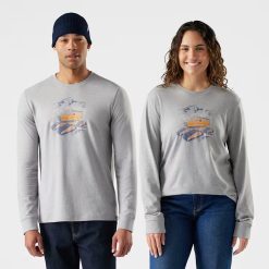 Snowcat Graphic Long Sleeve Graphic Tee