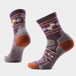 Women's Hike Retro Floral Mid Crew Socks