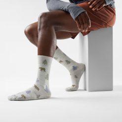 Alternative view of Everyday Through the Trees Crew Socks
