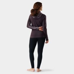 Alternative view of Women's Classic Thermal Merino Base Layer 1/2 Zip Hoodie