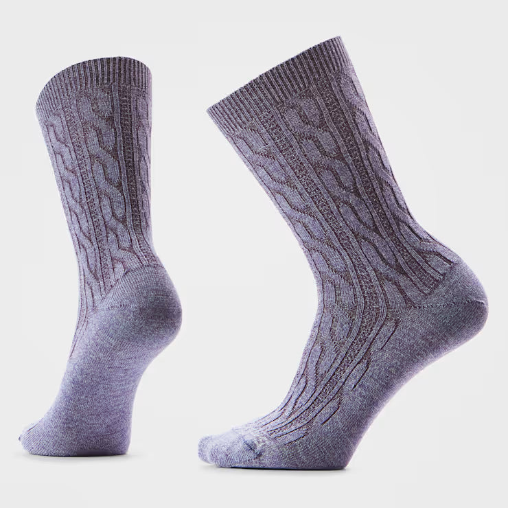 Women's Everyday Cable Crew Socks